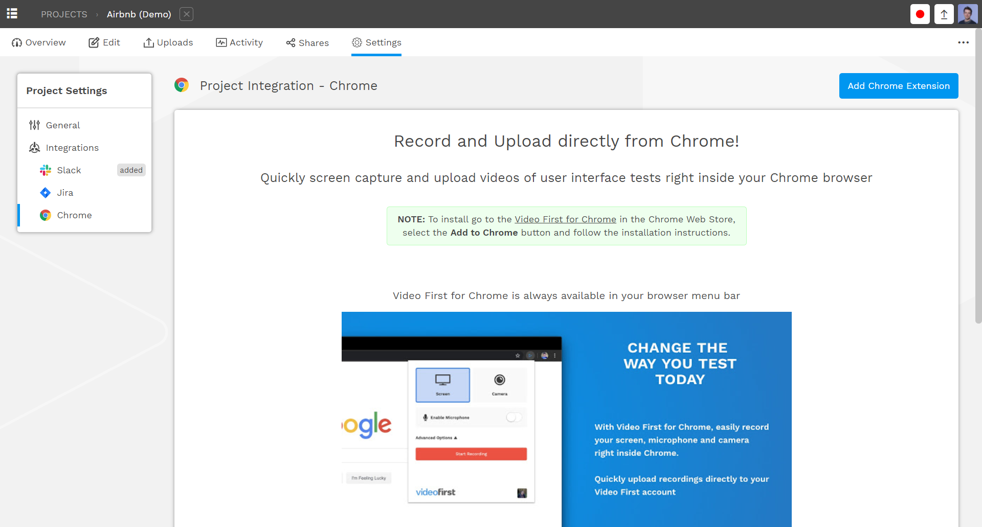 Video first for chrome 3 Video first for chrome 3