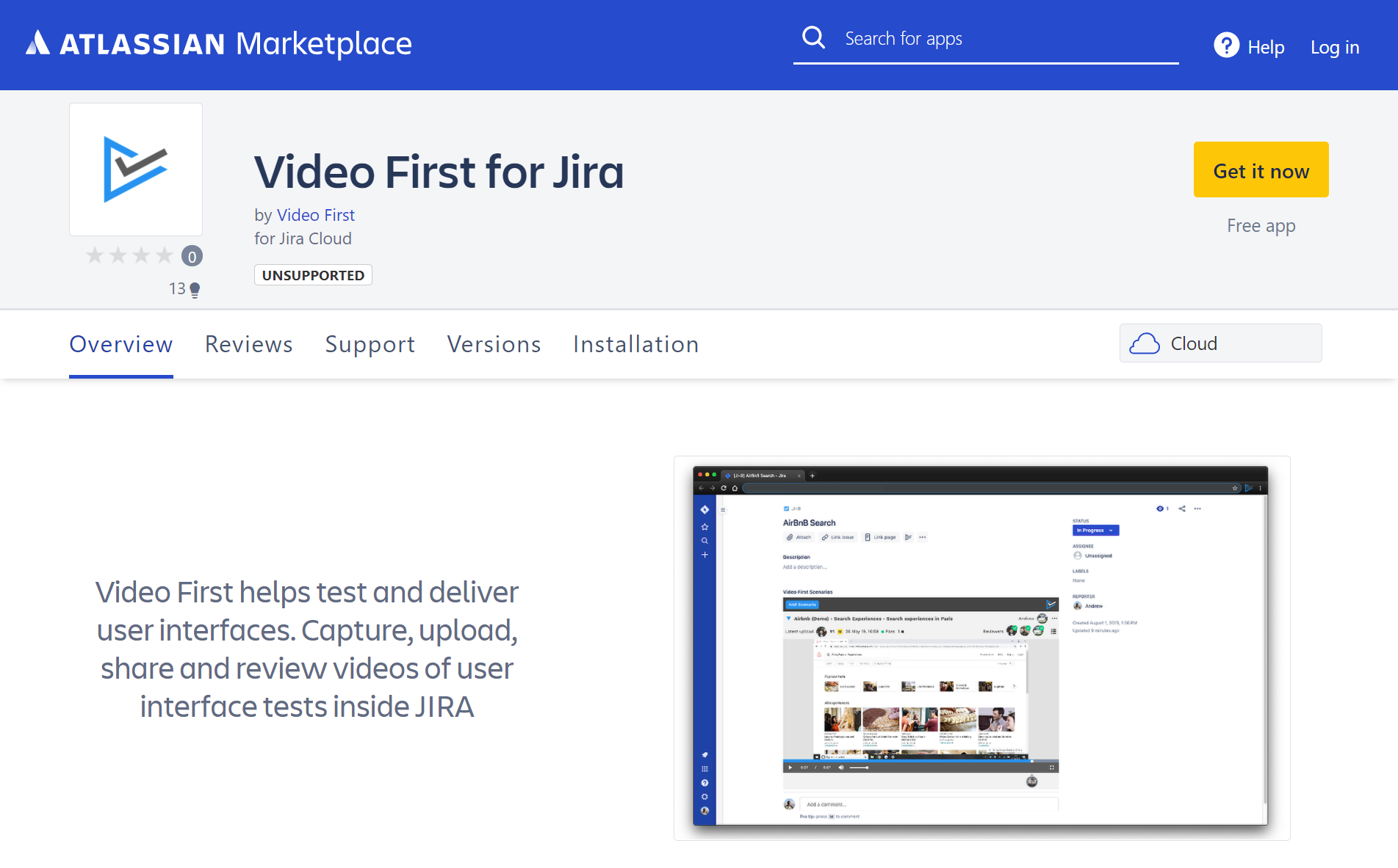 Video first for jira 4 Video first for jira 4