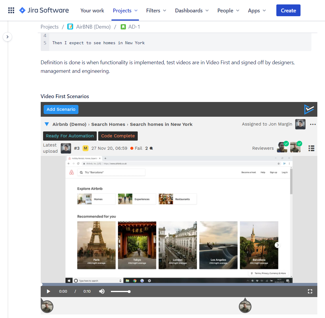 Video first for jira 8 Video first for jira 8