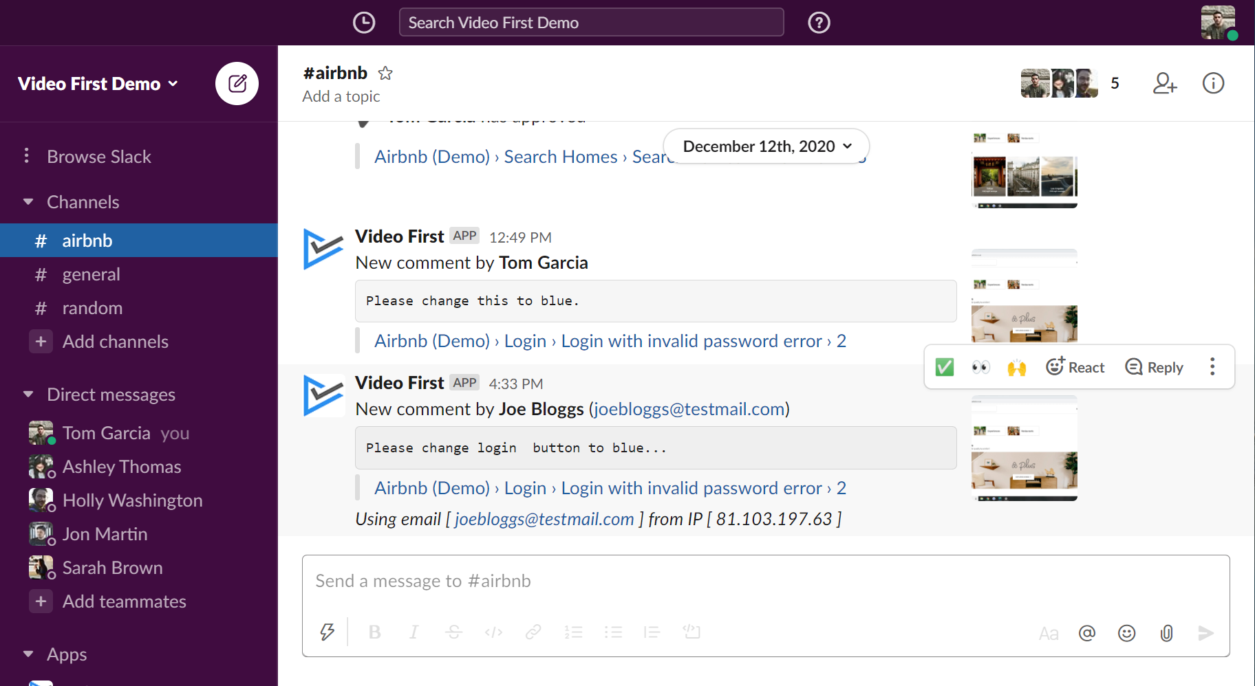 Video first for slack 3 Video first for slack 3