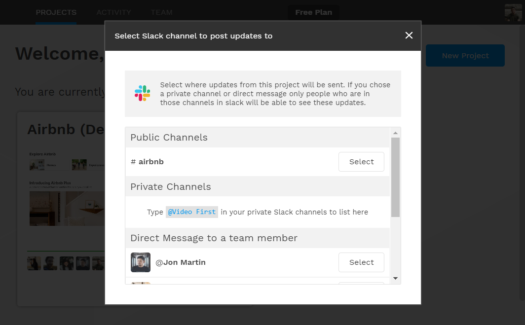 Video first for slack 6 Video first for slack 6
